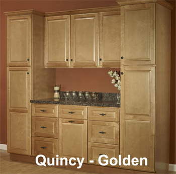 Kitchen in Quincy Golden